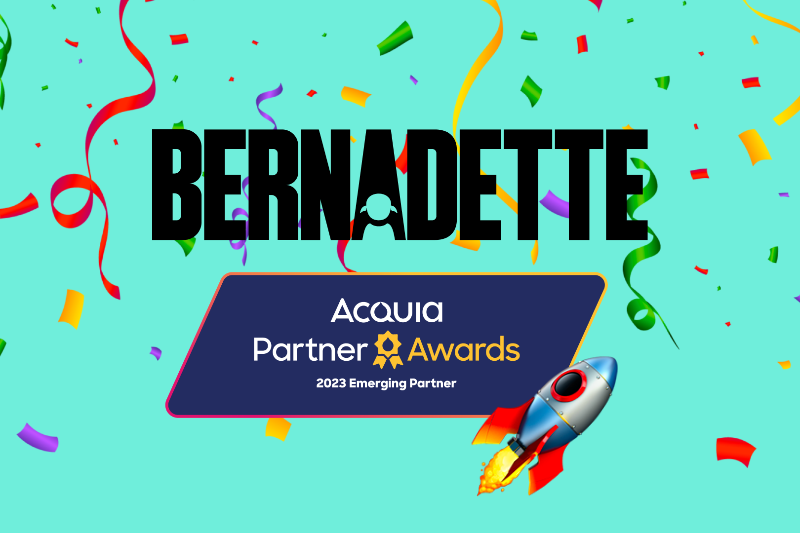 Bernadette has been crowned the winner of Acquia’s 2023 Emerging Partner Award