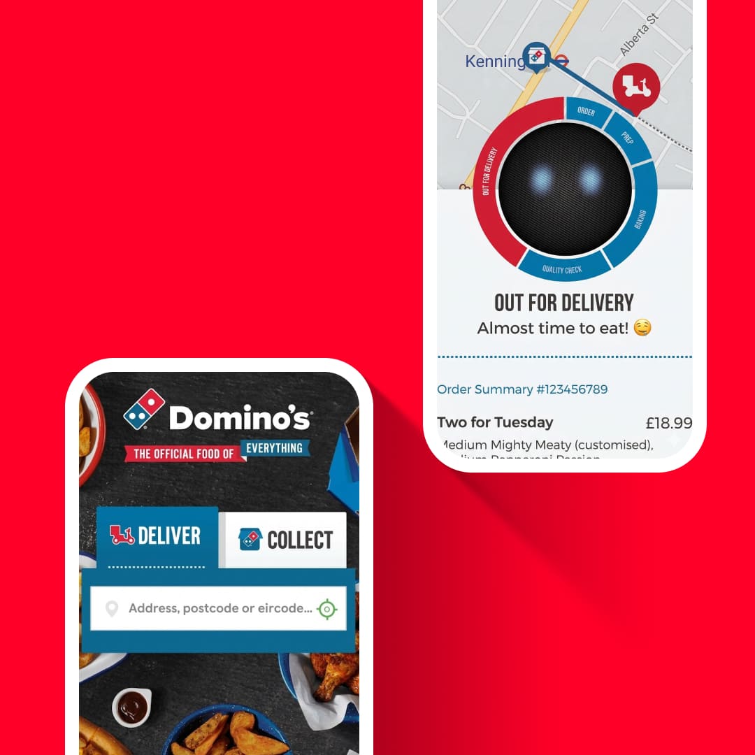 Cross platform ecommerce (Dominos)